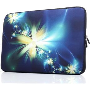 YIDA 15-15.6 Inch Laptop Sleeve Case Handle Bag Neoprene Cover, Dancing Butterfly