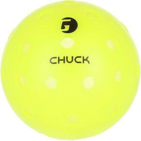 GAMMA Chuck Pickleballs for Outdoor Play, Symmetrical 38-Hole Design, Official Ball of DUPR & NPL,USAPA Approved for Tournament Play, Durable, All-Weather Endurance, Consistent Flight, Enhanced Speed