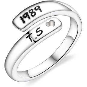 TS Album Ring TS Gift Jewelry Merch 1989 | FEARLESS | RED | FOLKLORE Ring Sterling Silver Inspired Ring Fans Jewelry Gift