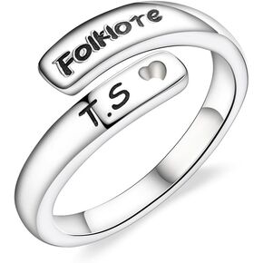 TS Album Ring TS Gift Jewelry Merch 1989 | FEARLESS | RED | FOLKLORE Ring Sterling Silver Inspired Ring Fans Jewelry Gift