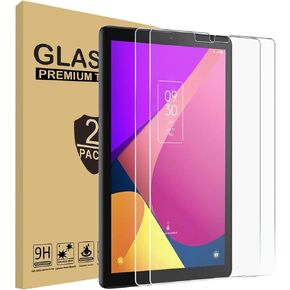 [2 Pack for TCL Tab 8 LE/Tab 8v/Tab 8 SE/Tab 8 Plus/Tab 8 wifi Screen Protector, (Tempered Glass) Screen Saver Films for Tab 8 (9137W,9132X, 9138S, 6048E, 91232X1) Anti Scratch, Case Friendly