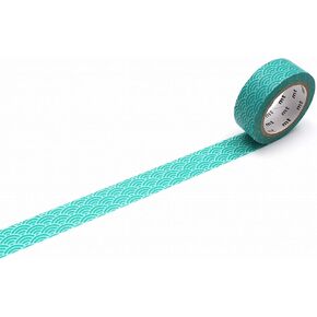 mt 'Seigaihamon Hisui' - Washi Masking Tape 15mm x 7m - 1 roll