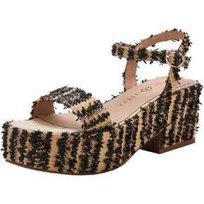 Katy Perry Women's Busy Bee Strappy Platform Sandal Heeled