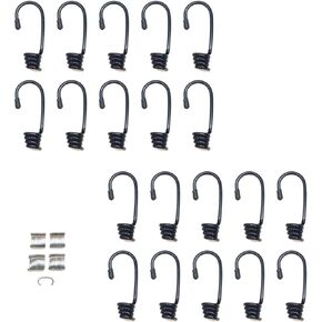 HOOK & CORD Pliers - Used for Crimping Wire Bungee Cord Spring Hooks - DCM-Dichromate MPC-Metal Plastic Coated - Strong Gauge with End Protective Cap - For Tarps, Covers, Sunshades (1, CRIMP PLIER)