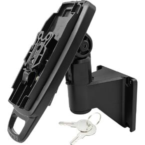 ENS Tailwind Ingenico Lane/3000/7000/8000 7" Latch and Lock Wall Mount Terminal Stand, Black