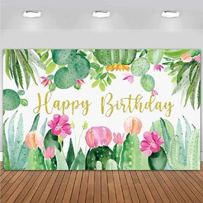 Cactus Party Decorations - Cactus Birthday Party Backdrop Supplies