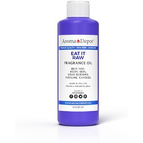 Eat it Raw Perfume/Body Fragrance Oil, Premium Quality, Pure Uncut. Added to DIY Projects Such as Lotions, Butter,Soapmaking, and Incense Dipping. Add a Few Drops to Your Aromatherapy Diffuser. 4 oz.