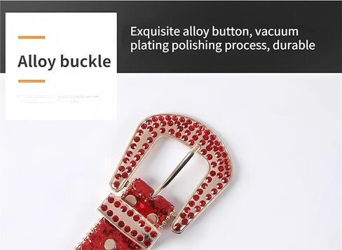 Studded belt Rhinestone Belt for Women BB Belt Y2K Style Cowgirl Bling Belt Western Belt Festivals Gifts Belt in Saudi Arabia