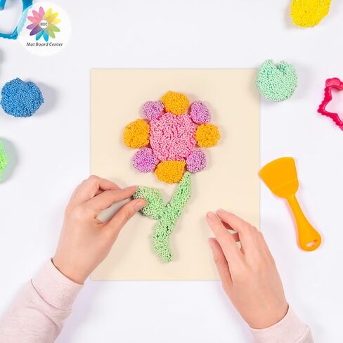 مركز لوحة السجادة، لوحات حصيرة غير مقطوعة مقاس 11 × 14، لوحات دعم للحرف اليدوية والصور والإطارات والمزيد (ألوان مختلطة، 20 حزمة) in Kuwait