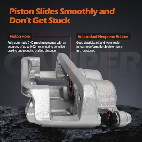 ماسك الفرامل مع دعامة جانب الراكب الأمامي 18-B5022| يناسب 2005-2012 Ford F-250 Super Duty، 2005-2012 Ford F-350 Super Duty-Front Right in Kuwait