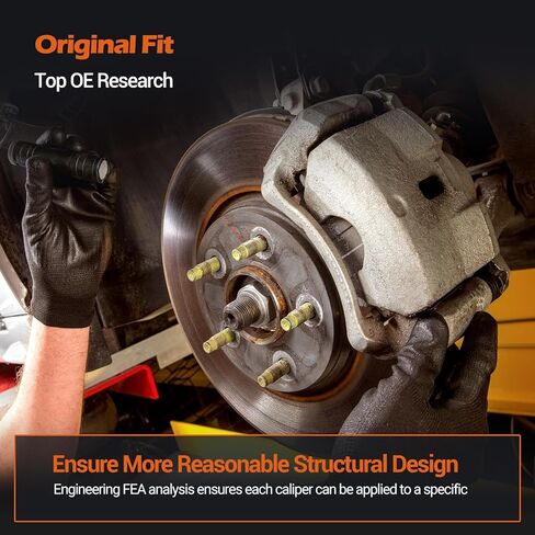 ماسك الفرامل مع دعامة جانب الراكب الأمامي 18-B5022| يناسب 2005-2012 Ford F-250 Super Duty، 2005-2012 Ford F-350 Super Duty-Front Right in Kuwait