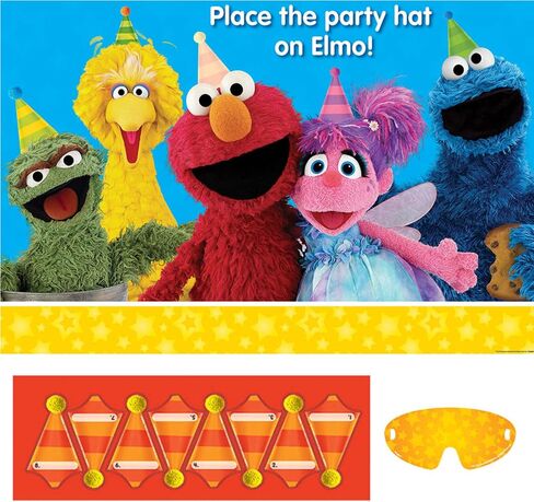 Amscan 271672 Party Game | Sesame Street Collection, Multicolor, One Size in Saudi Arabia