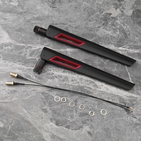 SING F LTD 2 Sets 8DBi Dual Band Antenna RP SMA Male Connector Antenna Omnidirectional Gain Antenna SMA Male Antenna Compatible with Intel 9260NGW 7265AC 9650AC BCM94360 in Saudi Arabia