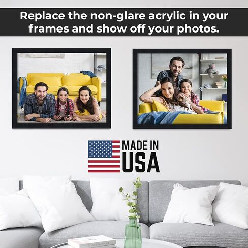 CountryArtHouse Non-Glare Acrylic Replacement for 16x20 Picture Frame, Replacement Plexiglass for 16x20 Photo Frame, UV-Resistant Non-Glare Acrylic Cover Sheet in Saudi Arabia