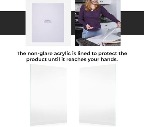 CountryArtHouse Non-Glare Acrylic Replacement for 16x20 Picture Frame, Replacement Plexiglass for 16x20 Photo Frame, UV-Resistant Non-Glare Acrylic Cover Sheet in Saudi Arabia