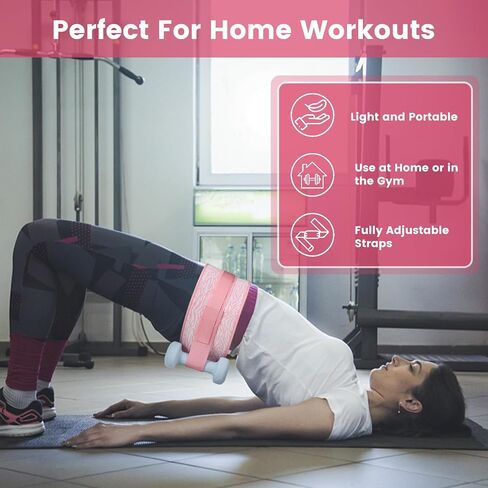 Hip Thrust Belt for Dumbbells,Exercise Hip Thrust Belt for Weights, Hip Thrust Band for the Gym, Home and Workouts Booty Belt for Hip Thrust Use with Dumbbells, Kettlebells, Plates in Saudi Arabia