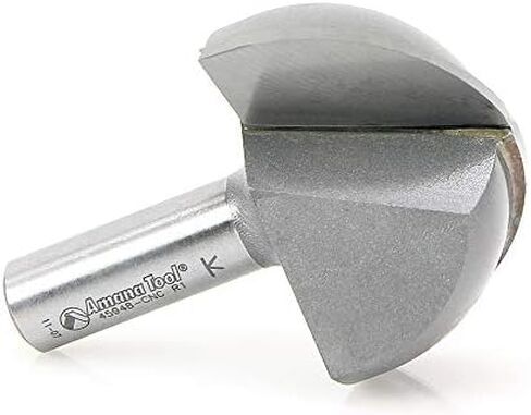 أداة Amana - 45948-CNC صندوق أساسي مائل من الكربيد 1 "نصف قطر × 2" قطر × 1-1/4 × 1/2 ش in Saudi Arabia