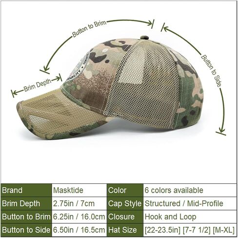 Mens Camo Mesh Baseball Hat American Flag USA Eagle Tactical Operator Patriotic Caps US Army Military OCP Ball Hats in Saudi Arabia