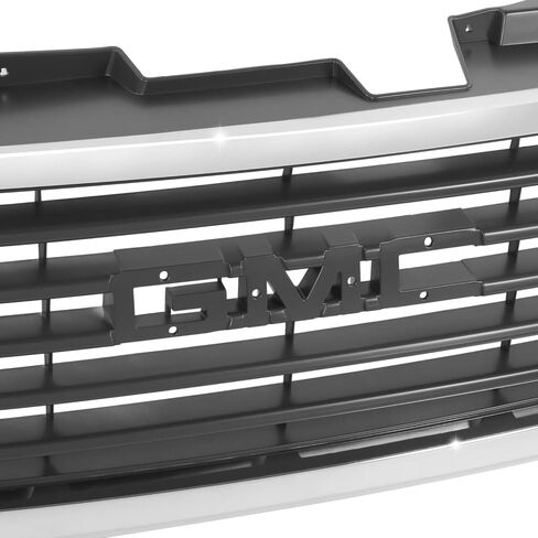 DNA MOTORING OE Style Grille Grill Compatible with 04-12 Canyon, Black/Chrome, OEM-GR-GM1200530 in Saudi Arabia