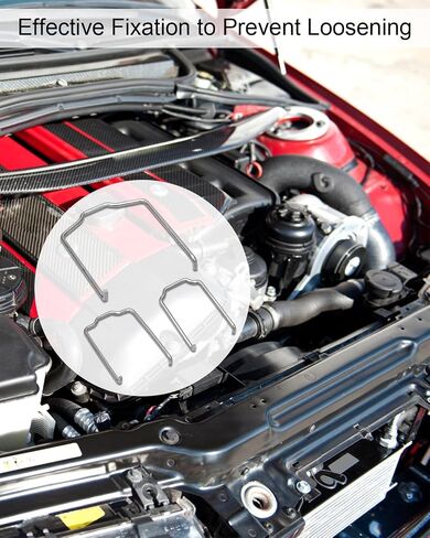 مشبك زنبركي لخرطوم الرادياتير متوافق مع BMW E39 E38 E60 E90 745Li X5 E46 325i 328i M3 540i 740iL 740i، مشبك حذاء الحصان 3 قطع in Saudi Arabia