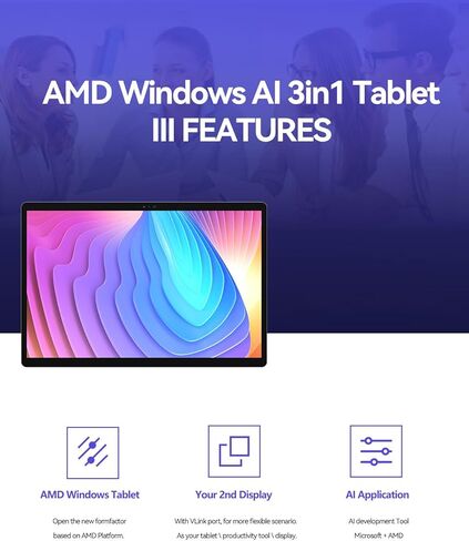 أجهزة الكمبيوتر اللوحية MINISFORUM 3 في 1 V3 التي تعمل بنظام Windows مع شاشة 14 بوصة، AMD Ryzen 7 8840U، 8 C/16 T، حتى 5.1 جيجا هرتز، 32 جيجا بايت رام، 1 تيرابايت SSD، كمبيوتر لوحي، يدعم Vlink، 2X USB4/Type C، مروحة مزدوجة، WiFi 6 & BT5. 2 in Kuwait