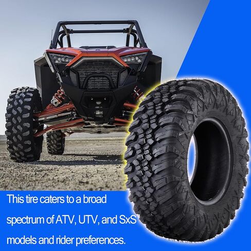 إطارات AT30x10R14 8PR ATV UTV 30x10x14 إطارات جميع التضاريس 8 طبقات شعاعية بناء غير اتجاهي نمط مداس I - زوج من إطارين UTV لحواف 14x8 بوصة (AT30x10R14 8PR) in Saudi Arabia