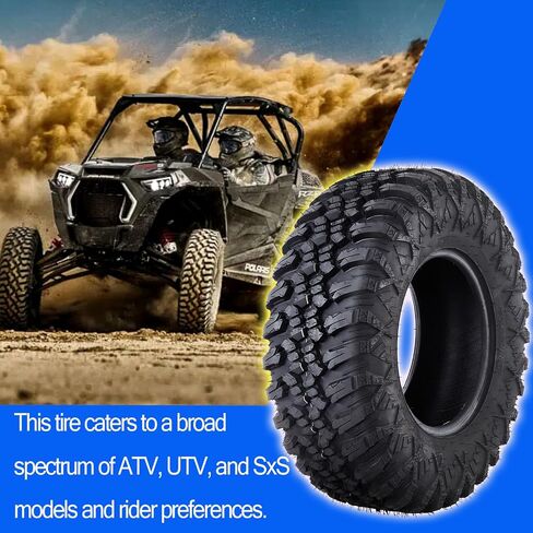 إطارات AT30x10R14 8PR ATV UTV 30x10x14 إطارات جميع التضاريس 8 طبقات شعاعية بناء غير اتجاهي نمط مداس I - زوج من إطارين UTV لحواف 14x8 بوصة (AT30x10R14 8PR) in Saudi Arabia