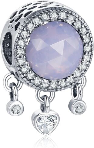 سحر جوهرة شهر يونيو من الفضة الإسترليني عيار 925 مقلدًا من حجر القمر للأساور in Kuwait