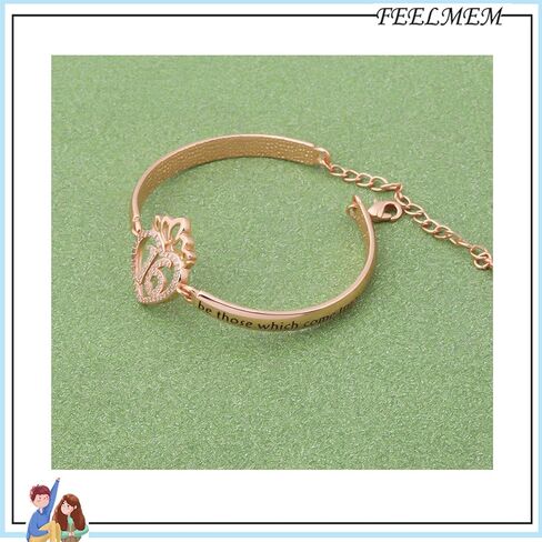 FEELMEM Birthday Gifts Bracelet 12th 13th 16th 18th 30th 40th Crown Queen Charm Bracelet Birthday Gift for Daughter Niece in Kuwait