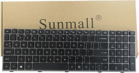 New Laptop Keyboard with Frame for HP ProBook 4540s 4540 4545s Series Compatible with Part Number 702237-001 683491-001 701485-001 Black US Layout in Saudi Arabia