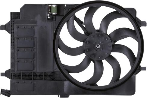 TYC 621980 Cooling Fan Assembly Compatible with 2002-2003 Mini Mini Cooper, Black in Saudi Arabia