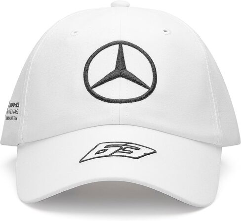 فريق مرسيدس AMG بتروناس للفورمولا 1 - قبعة سائق جورج راسل 2023 - بيضاء - للجنسين - الحجم: مقاس واحد in Saudi Arabia