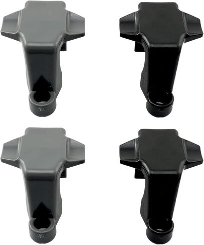 DZS Elec Fender Bumpers Hanger 4PCS Black and Gray Plastic Pontoon Boat Square Rail Fender Adjuster Hanger Clips in Saudi Arabia