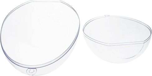 Set of 3 Clear Plastic Egg Ornaments 5.9 Inches (150 mm) in Saudi Arabia