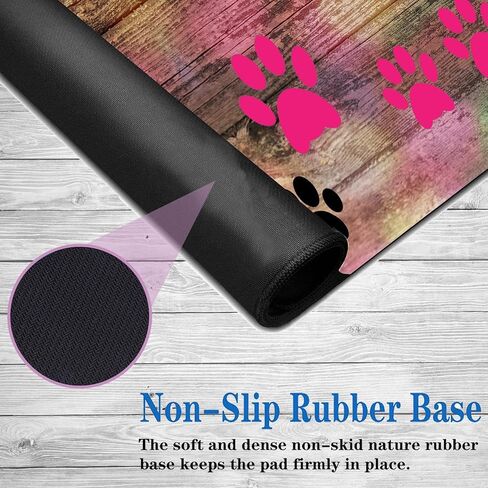 Large Game Mouse Pad + Wrist Support Pad + Coffee Coaster, Sunflower Quote Live Love Laugh Foldable Table Mat with Stitched Edge, Non-Slip Set Pad Suitable for Office Work and Home in Saudi Arabia