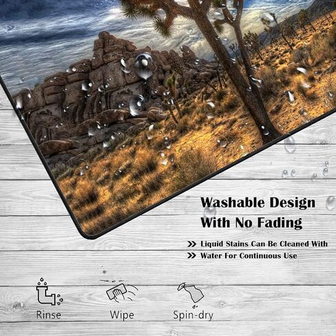 Large Game Mouse Pad + Wrist Support Pad + Coffee Coaster, Sunflower Quote Live Love Laugh Foldable Table Mat with Stitched Edge, Non-Slip Set Pad Suitable for Office Work and Home in Saudi Arabia