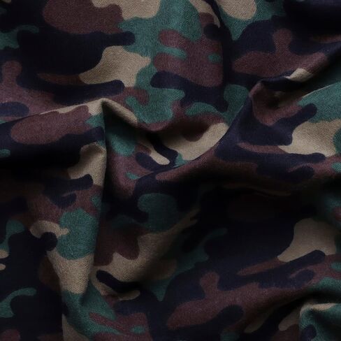 Mook Fabrics Flannel PRT Camo، قطع وردي فاقع من The Yard in Kuwait
