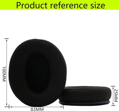 K371 Ear pad Replacement Ear pad, Soft Memory Foam Ear pad Compatible with AKG K361/K361BT/K371/K371BT Wireless Wired Headphones (Black/Woven mesh) in Saudi Arabia