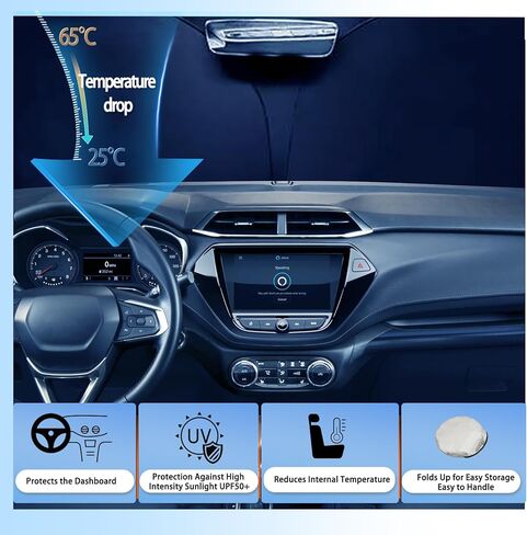 SHAOHAO for 2024 Lexus RX 350 Windshield Sun Shade 2023 2024 RX350 Car Window Shades, for 2023 2024 Lexus RX 350 350h 450h 500h Car Sun Shade Windshield 2024 RX350 Accessories Sun Blocker Protector in Kuwait