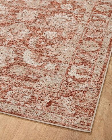 سجادة Loloi II Odette Collection ODT-03 صدأ/عاجي 2'-3" x 3'-10" in Kuwait