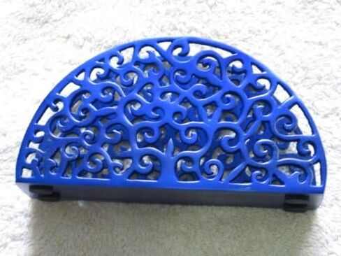 Napkin Holder Blue Anodized Aluminum Yair Emanuel Home Decor Kitchen Accessory in Saudi Arabia