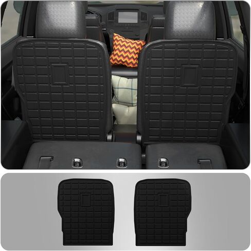 Back Seat Cover Protector Compatible with 2020-2025 Kia Telluride 7 Seats Cargo Mat Kick Mat TPE All Weather Backrest Mats 2024 Telluride Accessories (2nd Row Backrest Mats) in Saudi Arabia