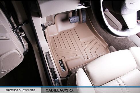 سجادات أرضية SMARTLINER مخصصة مقاس 2 صف بطانة باللون البني لسيارة كاديلاك SRX 2010-2016 - جميع الموديلات in Saudi Arabia
