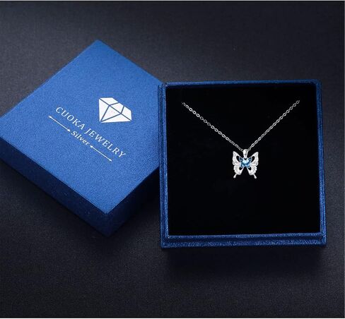 Dolphin/Turtle/Mermaid/Butterfly/Owl Necklace 925 Sterling Silver Hawaii Ocean Animal Pendant Necklace,Ocean Animal Jewelry Birthday Gifts for Women Girls in Saudi Arabia