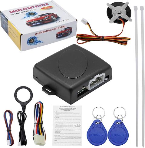 12 فولت مفتاح إشعال السيارة رفيد محرك بدء الضغط على زر دخول بدون مفتاح كاتب أطقم دفع بدء الإشعال عدة in Kuwait