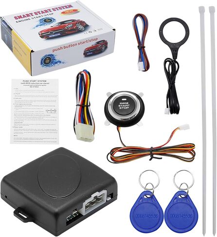 12 فولت مفتاح إشعال السيارة رفيد محرك بدء الضغط على زر دخول بدون مفتاح كاتب أطقم دفع بدء الإشعال عدة in Kuwait