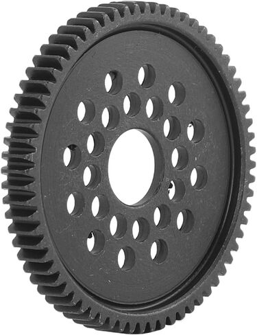 High Speed Spur Gear, Steel Metal Black Large Remote Car Spur Gear Pinion Conversion Kit for Tamiya TT‑02 68T Upgrades Parts Accessories Steel Gear in Saudi Arabia