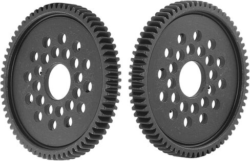 High Speed Spur Gear, Steel Metal Black Large Remote Car Spur Gear Pinion Conversion Kit for Tamiya TT‑02 68T Upgrades Parts Accessories Steel Gear in Saudi Arabia