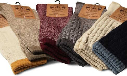 12 زوجًا من الجوارب النسائية ذات الرقبة المترهلة من Yacht & Smith، عرض حزمة كبيرة من القطن، متنوعة بألوان مخططة in Kuwait