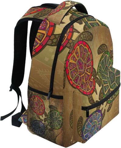 AUUXVA Kids Backpack School Shoulder Bag Large Waterproof Durable Bookbag Laptop Daypack for Students Teens Girls Boys Elementary (Pirate Ship) in Saudi Arabia